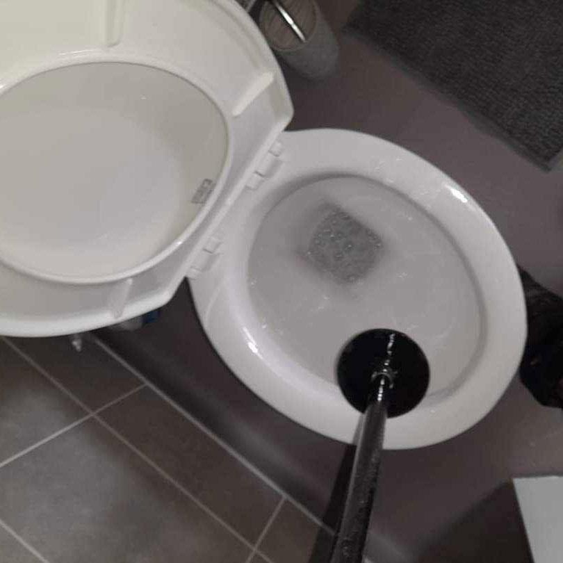 A photo of toilet maintenance being carried out by Budget Drains Nottingham