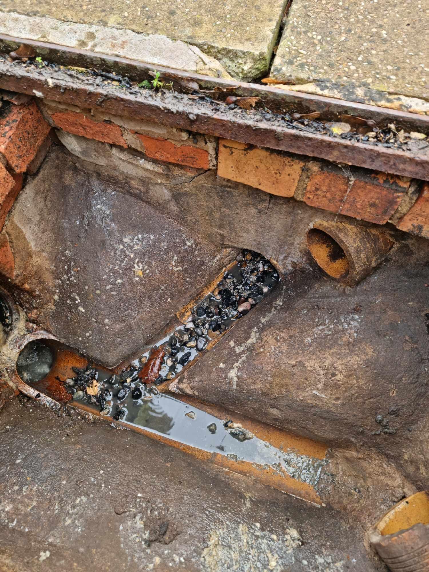 A photo of a drain that was unblocked using professional methods by Budget Drains Nottingham